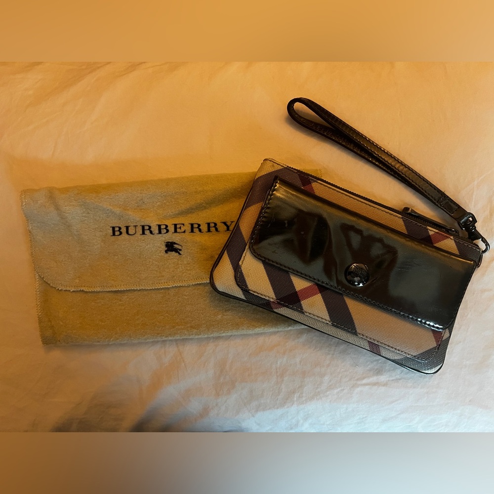 Authentic Burberry Wristlet